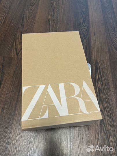 Туфли женские zara натуральная кожа