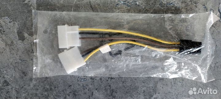 Переходник Molex pcie 6 pin новый