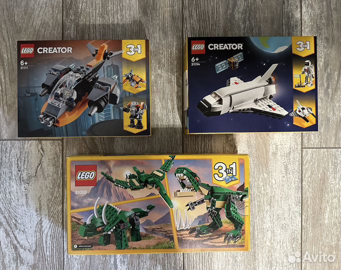 Конструктор lego 76145,31058,60340