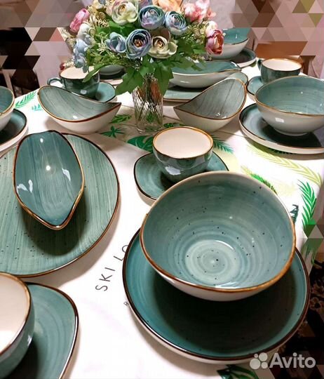 Сервиз столовый новый