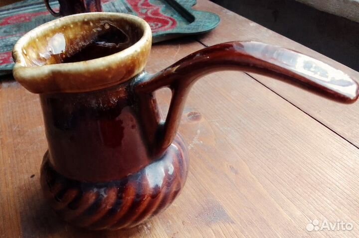 Турка и чашка керамика