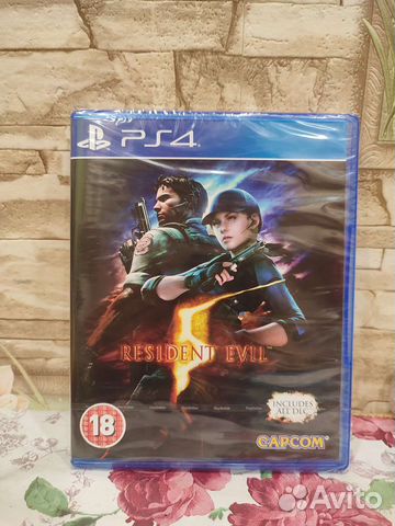Диск Resident Evil 5 (новый) для ps4