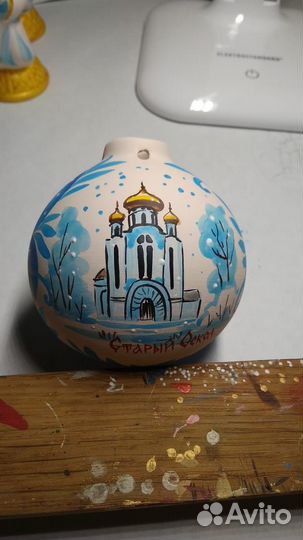 Новогодние шары авторские