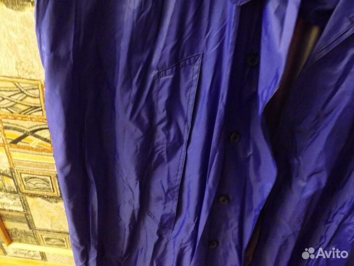 Плащ-накидка синяя, новая