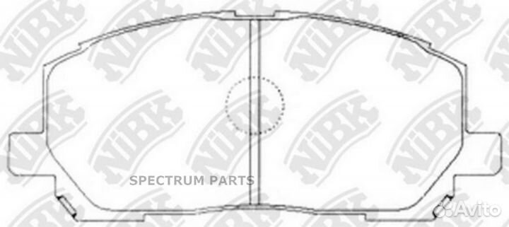 Nibk PN1457 Колодки NiBK PN1457