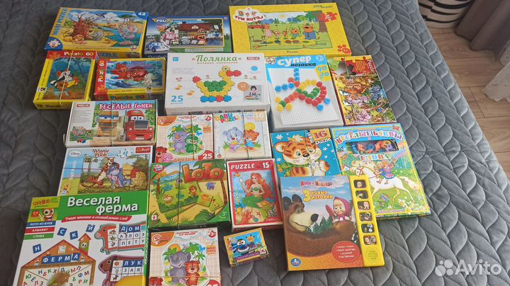 Пазлы, игры детские