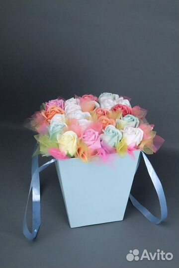 Мыльные розы букет 