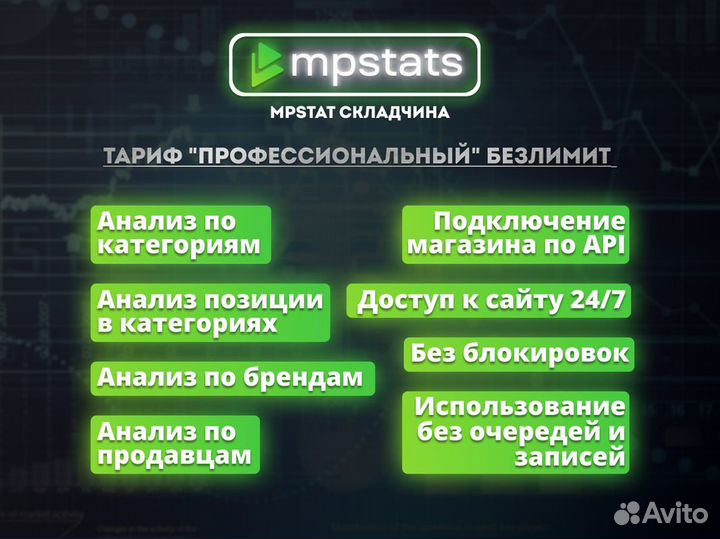 Складчина mpstats, доступ мпстатс