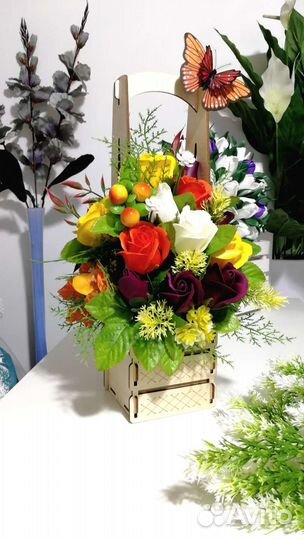 Букет для интерьера из роз