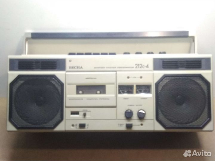Магнитофон кассетный весна м212с-4