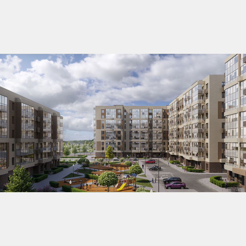 2-к. квартира, 62,2 м², 3/9 эт.