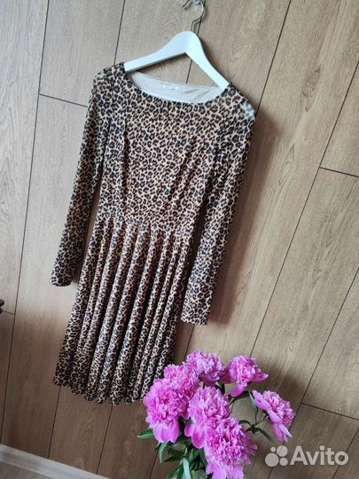 Леопардовое платье Zarina 42
