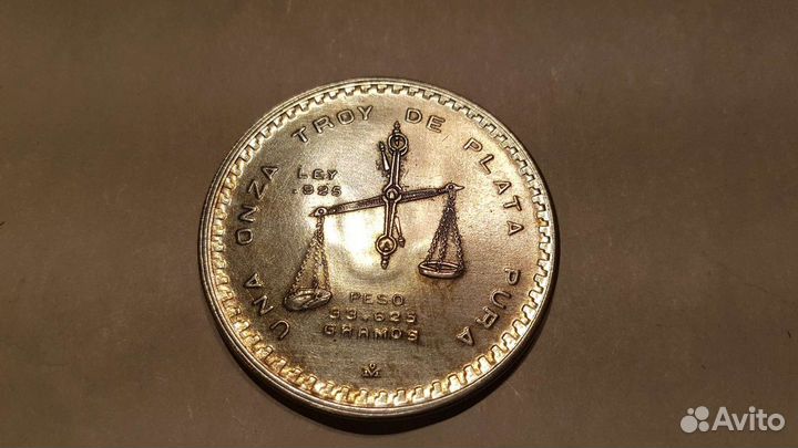 Серебряные монеты мексика