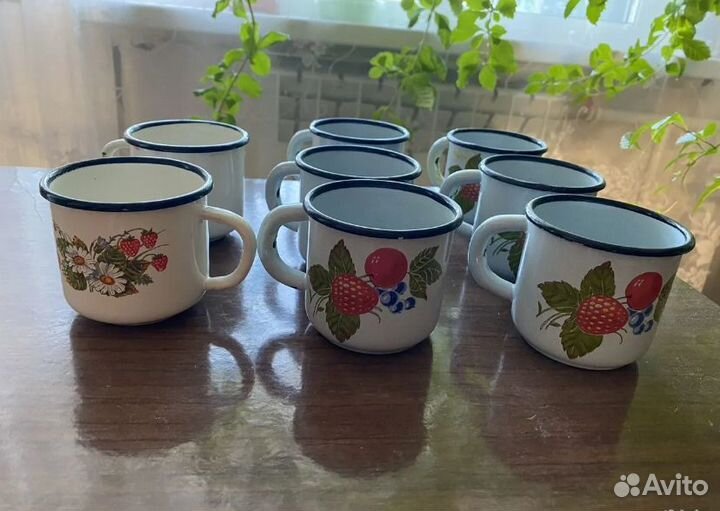 Кружки эмалированные СССР
