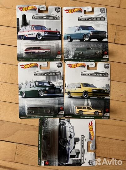 Набор Hot wheels Fast Wagons