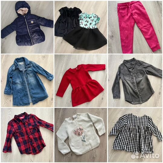 Большой пакет одежды для девочки 86-92