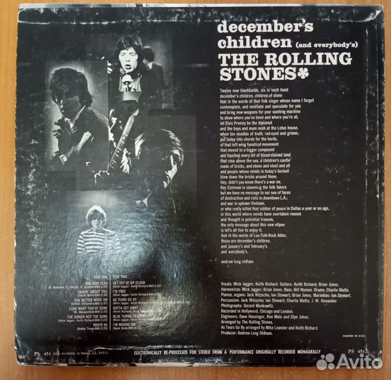 The Rolling Stones – December's Children