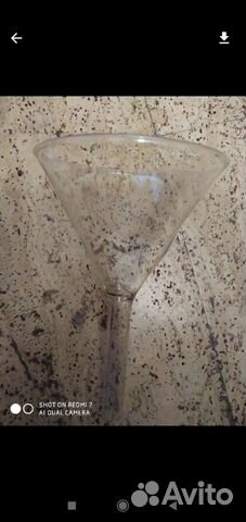 Воронка стеклянная лабораторная