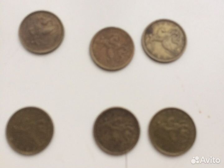 Монеты 10копеек 1997,1998,1999 и 2000г