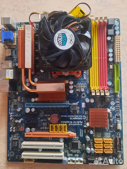 Gigabyte ga-ma790gp-ds4h + AMD Athlon II X2 240e