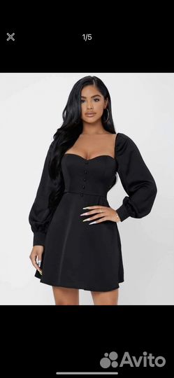 Черное платье вечернее