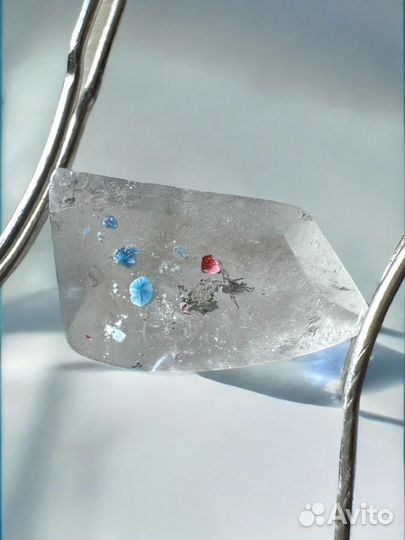 Медуза-кварц, параиба-кварц 1.56ct, Бразилия