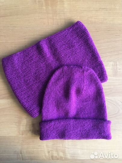 Комплект шапка и снуд
