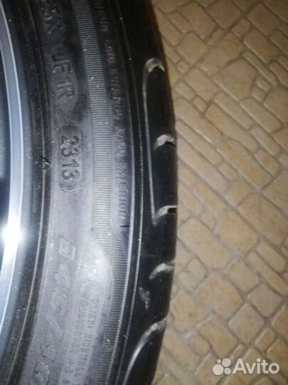 Колёса Goodyear. Разноширокие. на диске AMG оригин