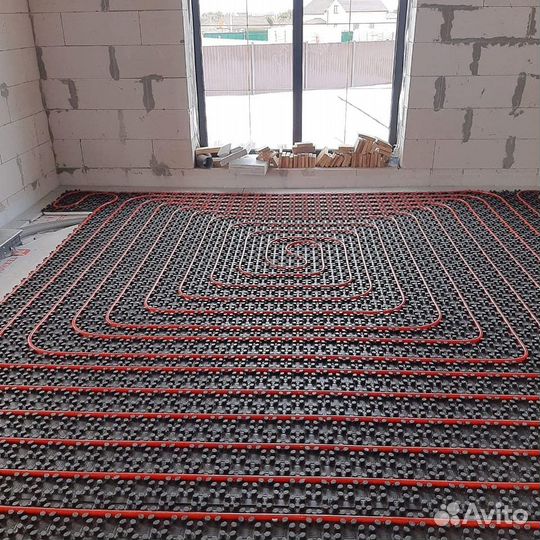 Отопление Монтаж теплых полов Монтаж отопления