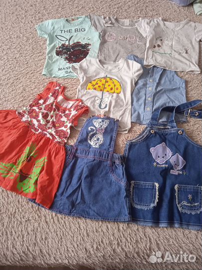 Детские вещи на девочку 1-2 года