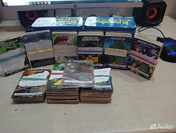 Карточки черепашки ниндзя