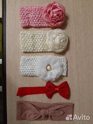 Повязка на голову, косынка, шапочка для девочки