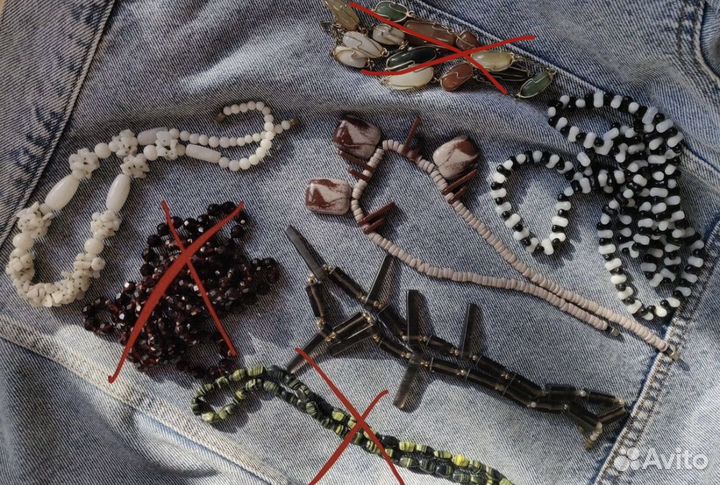 Бусы из натуральных камней СССР