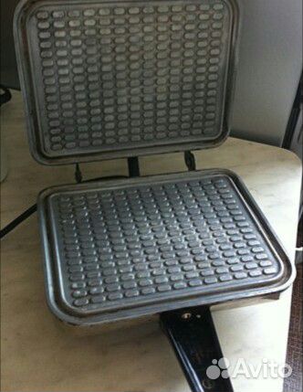 Электро вафельница рабочая (СССР) с рецептом