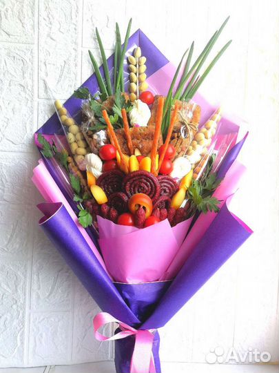 Съедобные букеты для мужчин и женщин