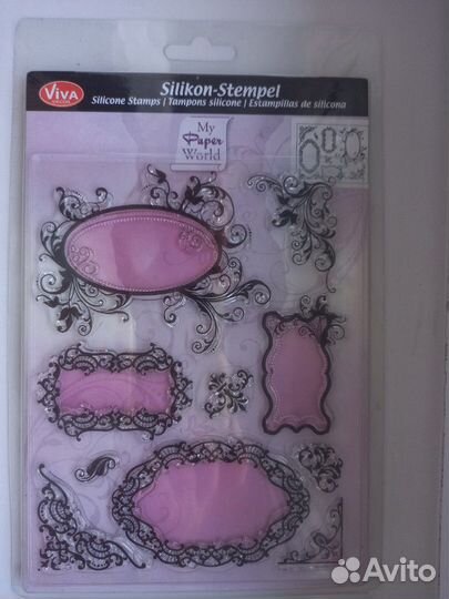 Штампы трафареты пресс для скрапбукинга