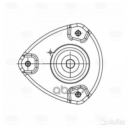 Опора амортизатора для а/м Kia Rio (05) (лев.)
