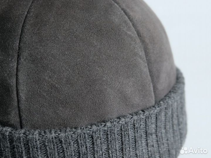 Шапка с подворотом 