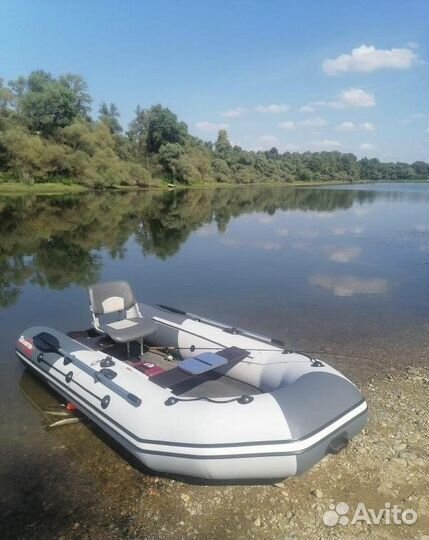 Лодка Таймень NX 3400 нднд Pro 3,4x1,6 м графит/че