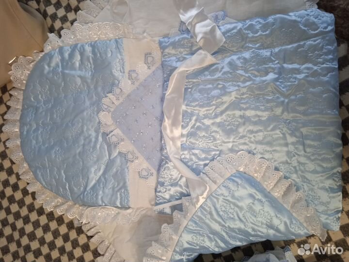 Конверт на выписку для мальчика весна осень