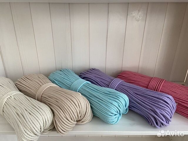 Шнур хлопковый с сердечником для шитья корзин