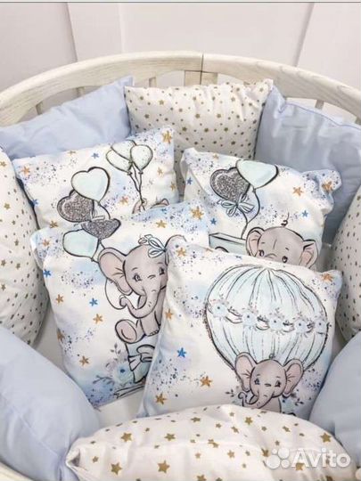 Кроватка трансформер 9в1 с маятником и колёсами