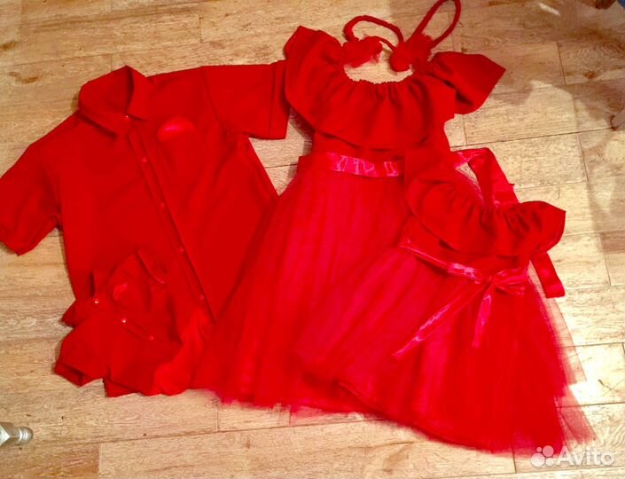 Одинаковая одежда мама дочка папа сын