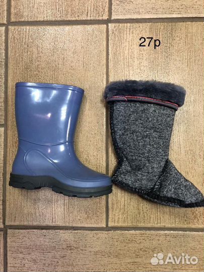 Детские резиновые сапоги 27, 28 размеры