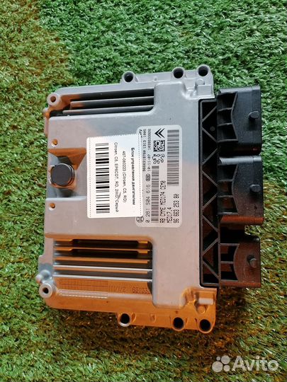 Блок управления двигателем EP6CDT 9666319780 Citro