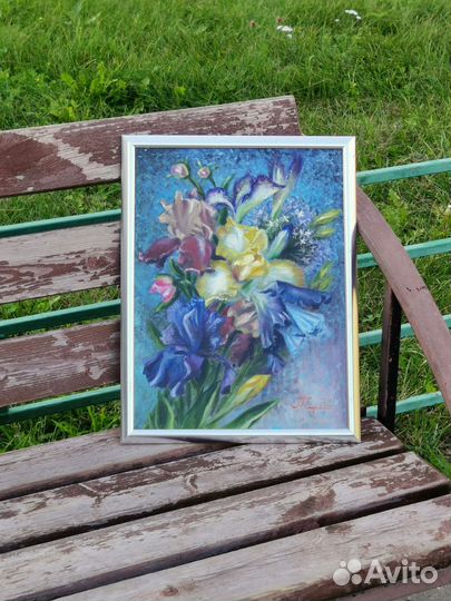 Картина маслом цветы