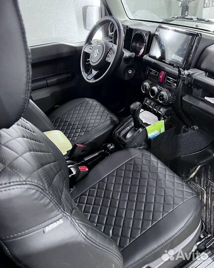 Чехлы из алькантары на Suzuki Jimny от Автопилот