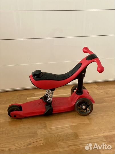 Детский трехколесный самокат-беговел 3 в 1 Micar