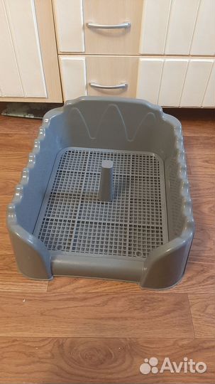 Лоток туалет для собак со столбиком