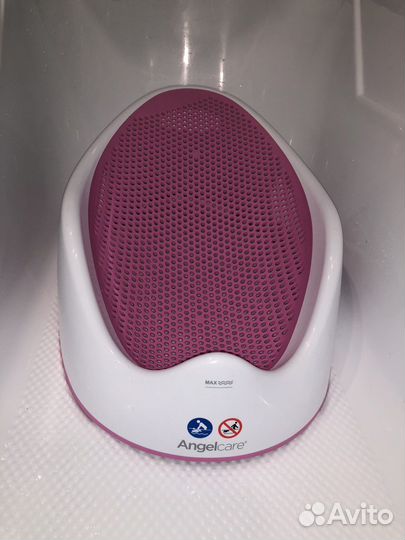 Горка для купания angelcare розовая